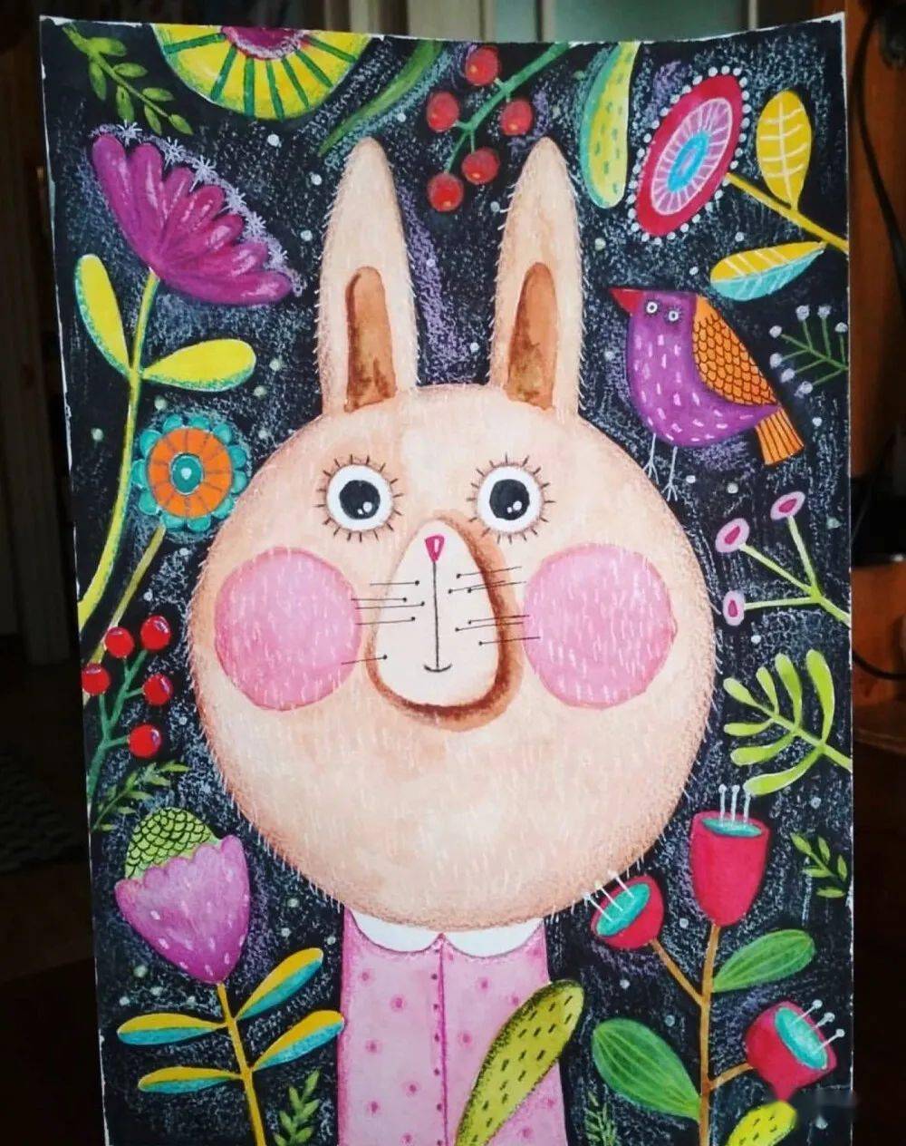 儿童画作品没错会画画就是可以为所欲为