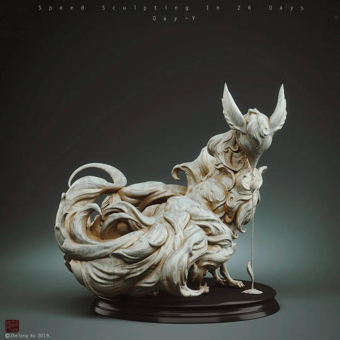 民间艺人光叔——许喆隆_ZBrush