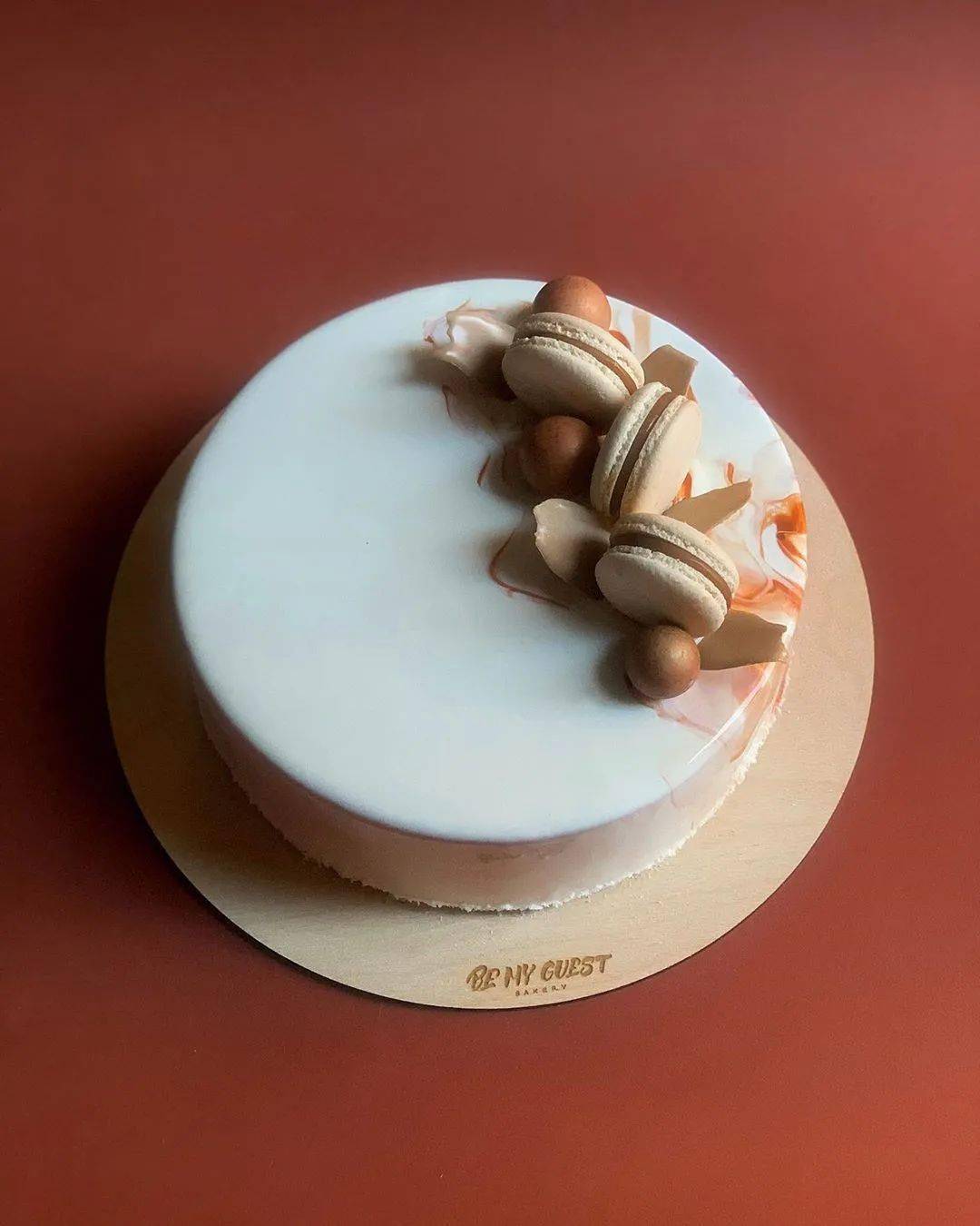 学会了百搭的白巧克力淋面蛋糕又可以卖贵一点