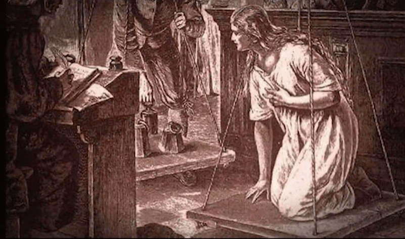 中世纪女巫处刑图片