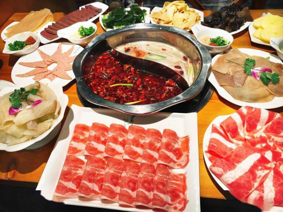 锦业路|88元享门市价376元【德庄青一色火锅】6荤7素套餐,鸳鸯锅底