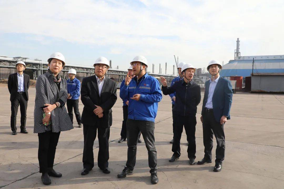 中国化工报崔学军社长一行到天元公司调研