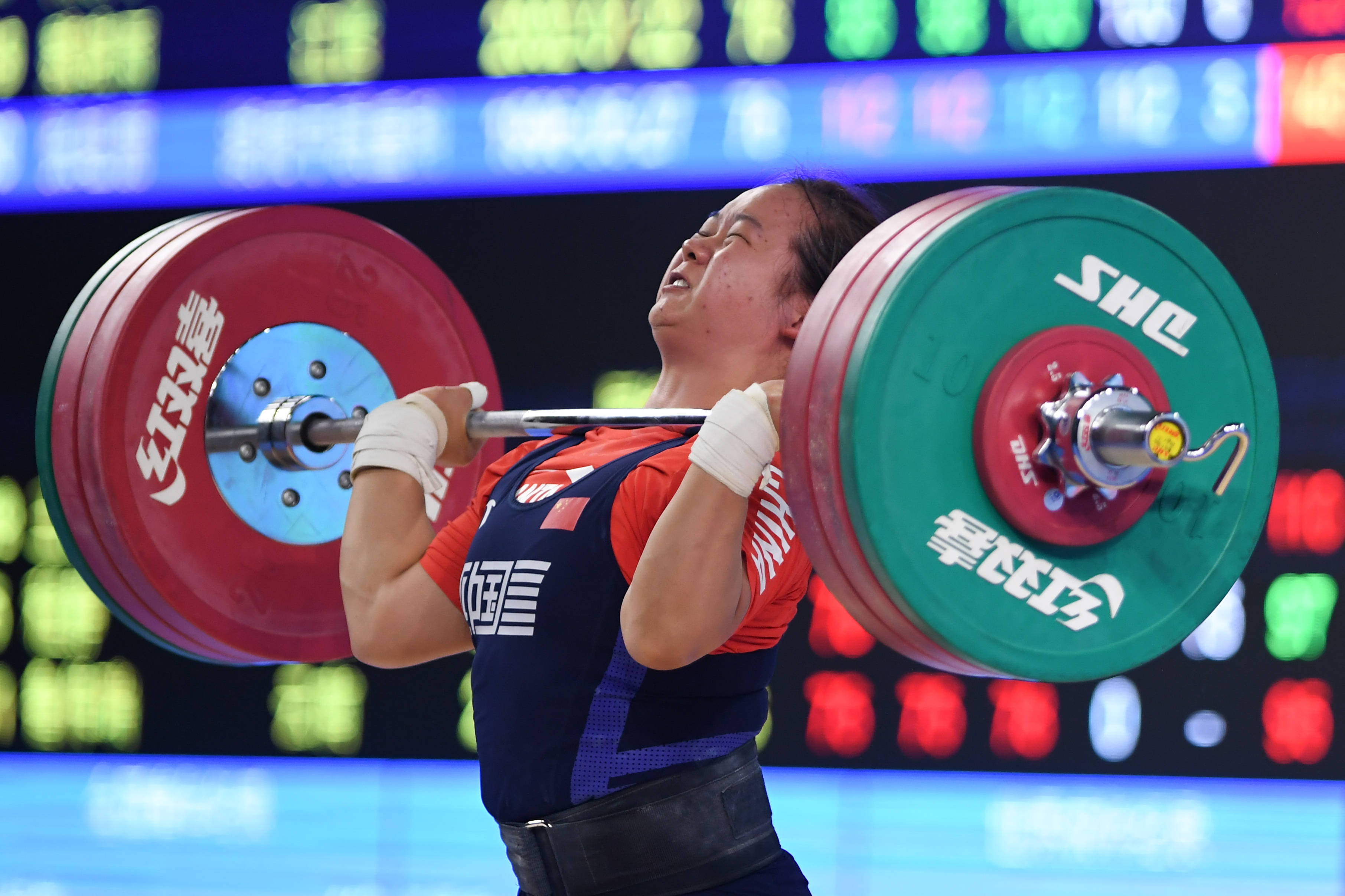 举重全国女子举重锦标赛76公斤级a组赛况