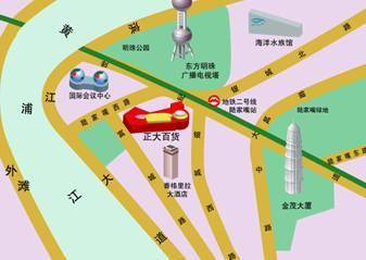 上海正大广场平面图图片
