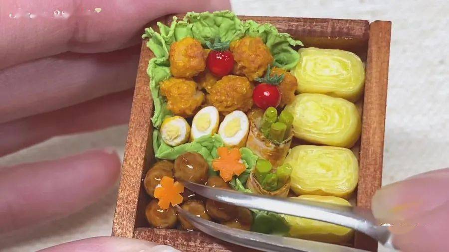 仿真美食教程丰盛的便当