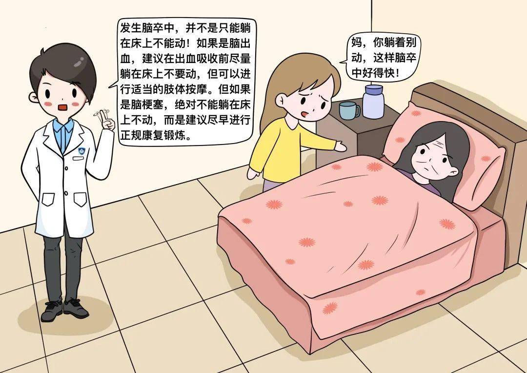 發生腦卒中了,一定要躺在床上不要動?| 健康闢謠日曆