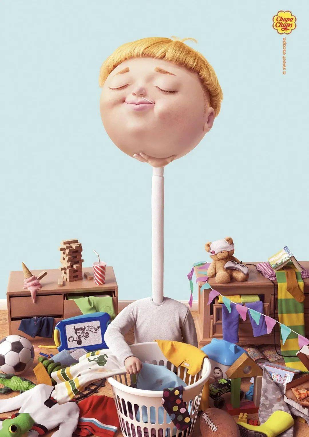 海报棒棒糖海报设计甜蜜的烦恼