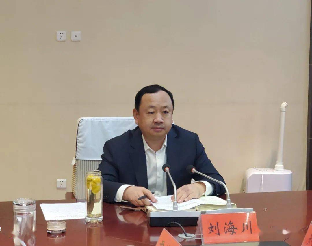 区长刘海川出席会议并讲话,区委副书记刘俊波,副区长尹艳玲,区政府办