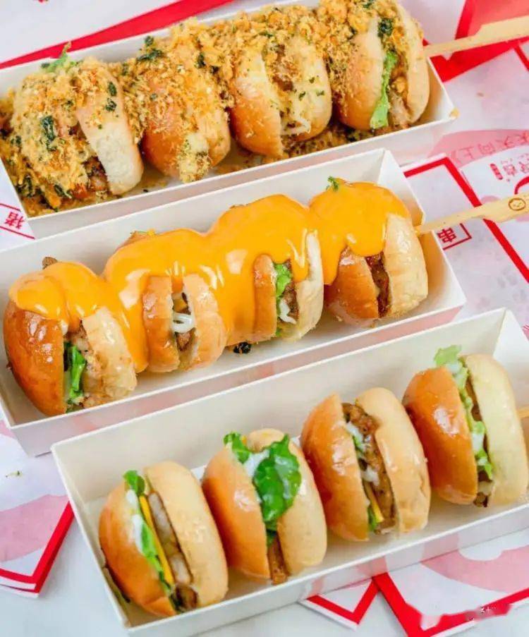 超值福利0699抢经典串串猪扒包现点现做的猪扒包就在好食者