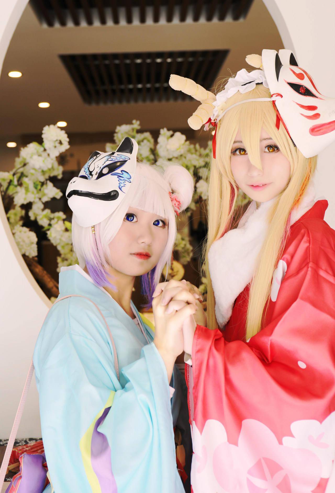 小林家的龙女仆托尔康纳新年和服cosplay