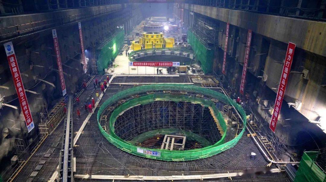 世界在建最大水电站白鹤滩水电站地下厂房全线封顶