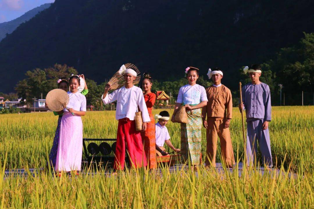 【欢庆丰收幸福来】耿马傣族服饰展演《稻花香里说丰年》