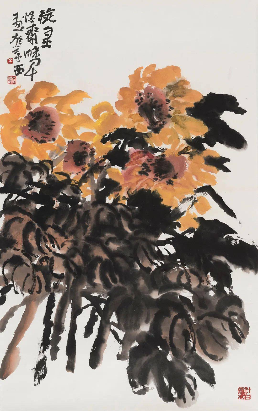 绽金 97x60cm李晓军作品朱果照高林 136x68cm衷心感谢本期艺术家的