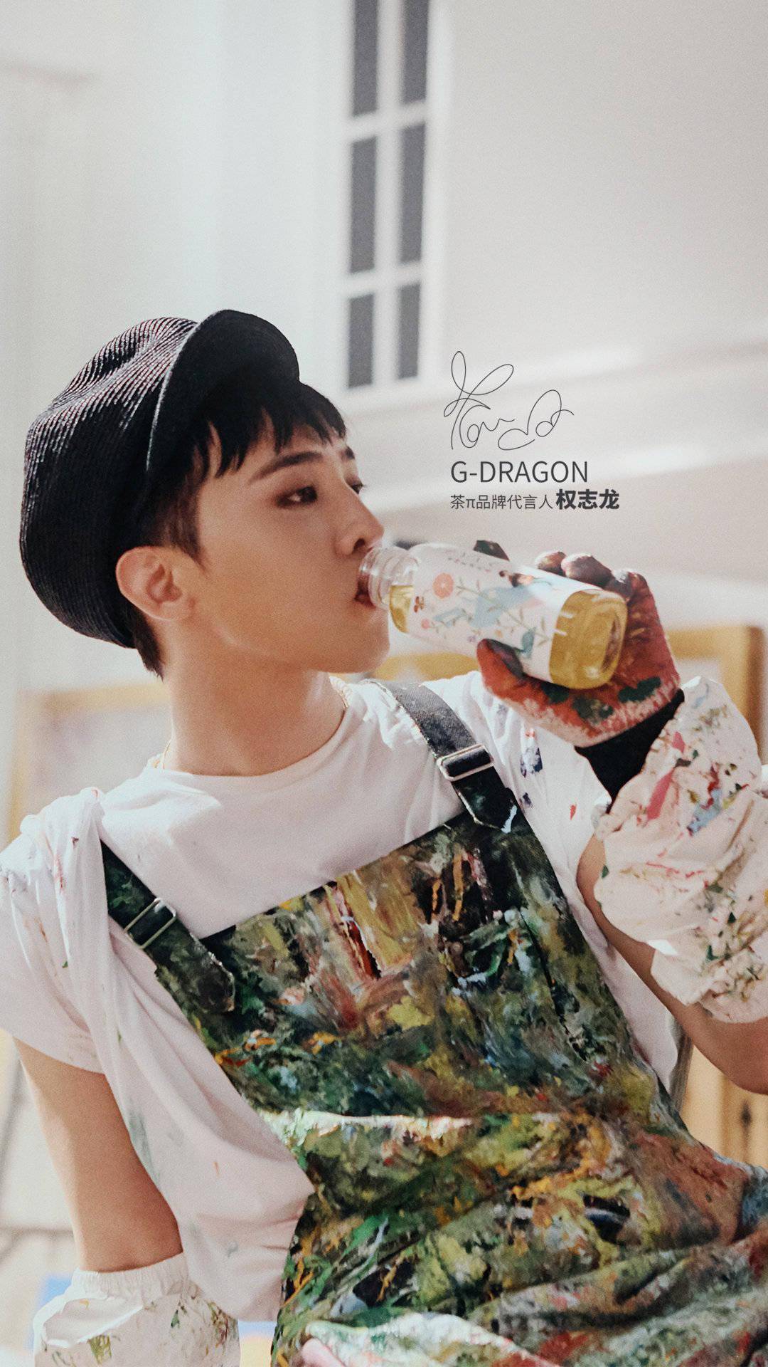 代言人权志龙最新广告宣传壁纸来袭收好赶紧换上吧