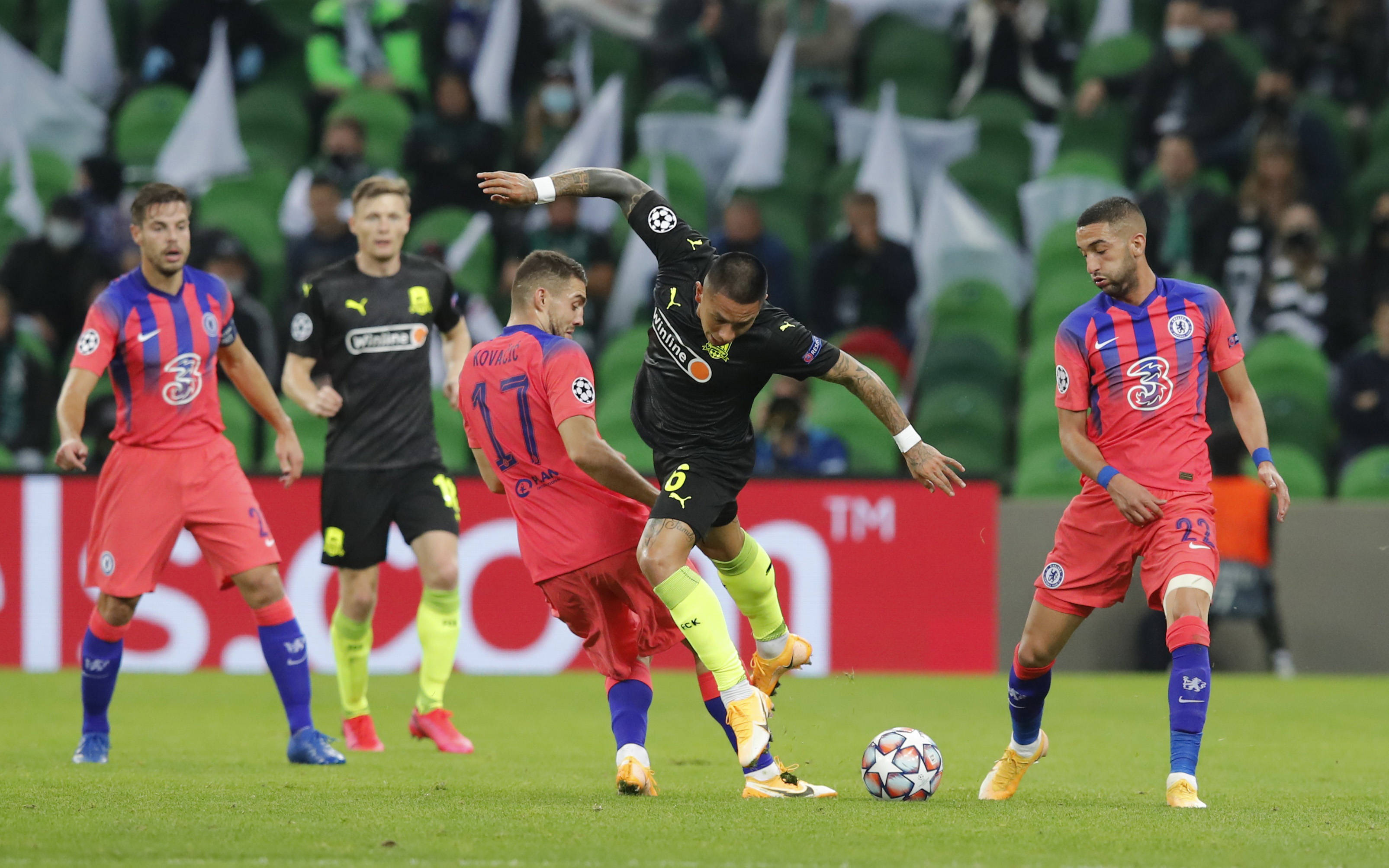 足球欧冠切尔西胜克拉斯诺达尔