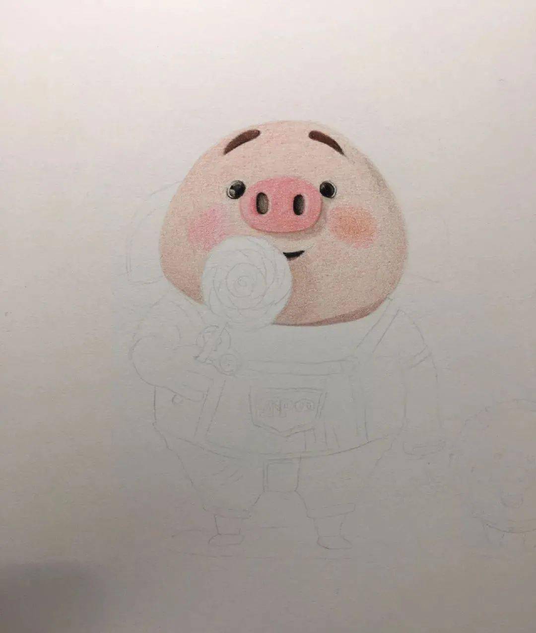 手把手教你画最爱的猪小屁超可爱