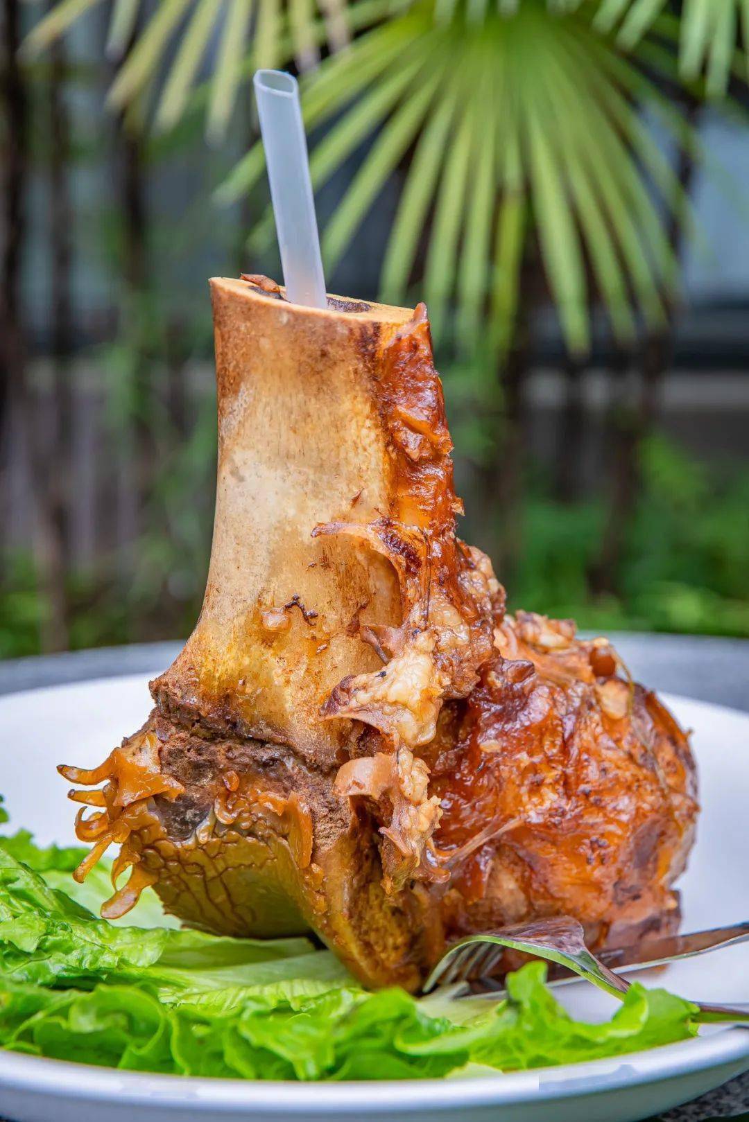 卤汁入味,味道好咬下去还能感受到肉纹理中的汤汁别忘了用吸管感受