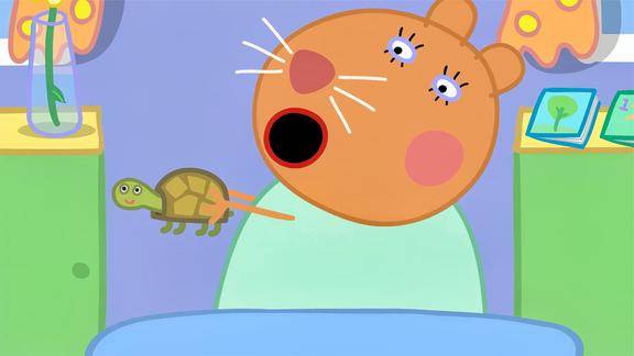 小猪佩奇仓鼠兽医真是聪明避免同学分歧让自己的宠物当第一