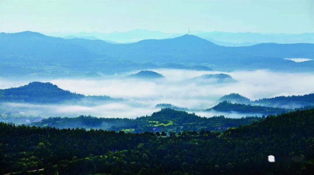 西充金华山绝美的景致随手一拍就是壁纸