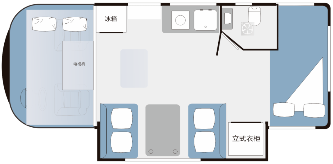 6南京房车展:大空间房车怎少得了法美瑞海角7号 左侧拓展让空间更
