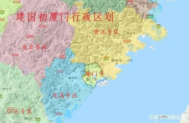 当代1970年同安县划归晋江专区,1973年复属厦门市.