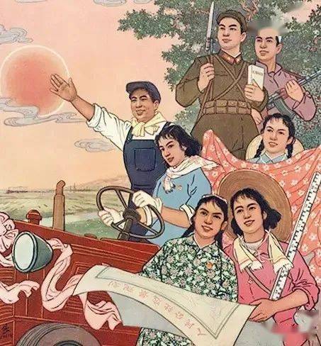 在大集体时代,农民靠在生产队里劳动获得工值.