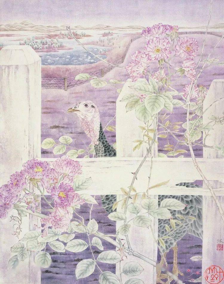 李君琳作品欣赏2006年入围江苏省国画院全国15名的候选画家名单.