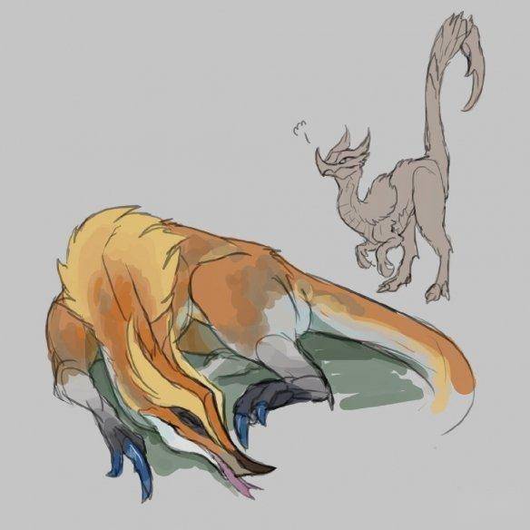 《怪物猎人:崛起》新怪物"镰鼬龙王"设定图公开