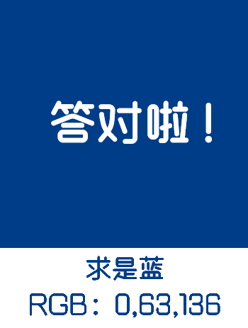 每答对一题得1分,答错也没关系啦～zju颜色辨识大