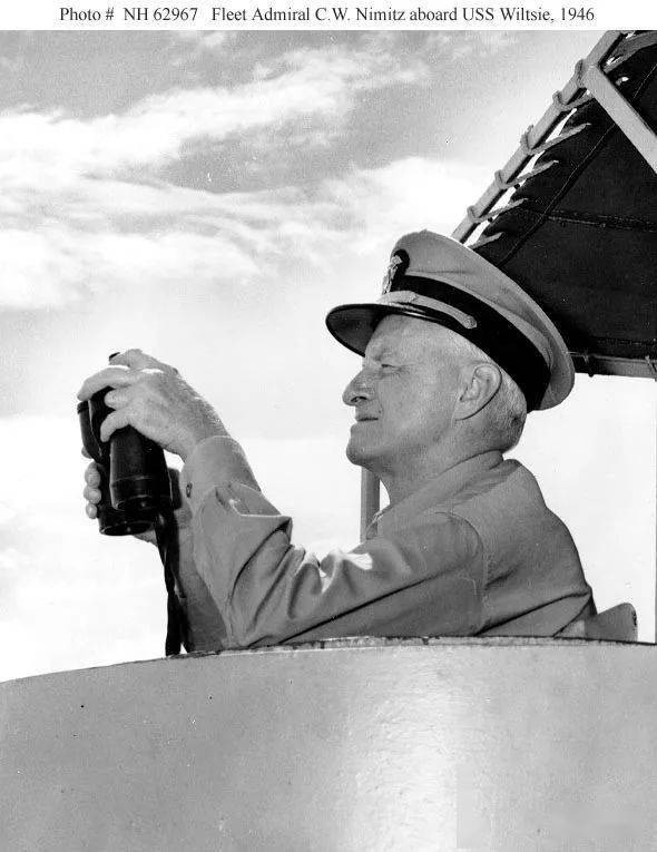 太平洋战争的记忆:二战美军太平洋舰队总司令尼米兹旧影_手机搜狐网