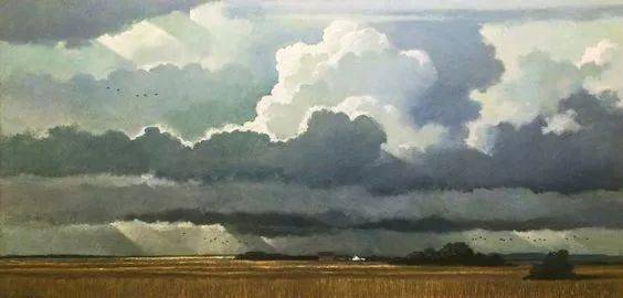 特别好看的油画云彩美哭了