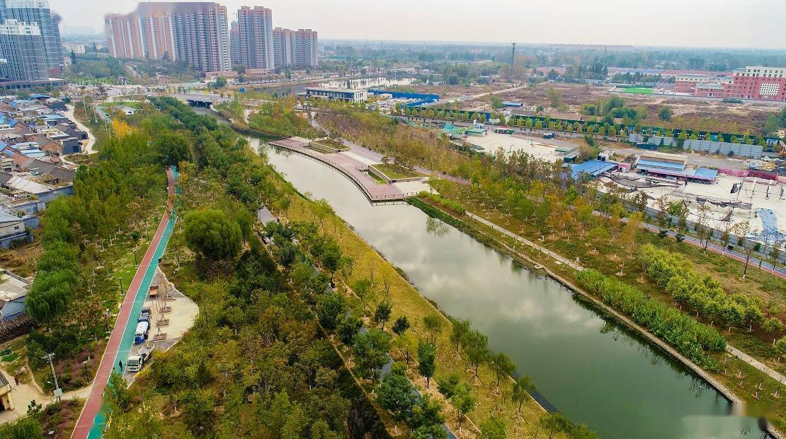 环状城市公园成菏泽城市新名片_环堤