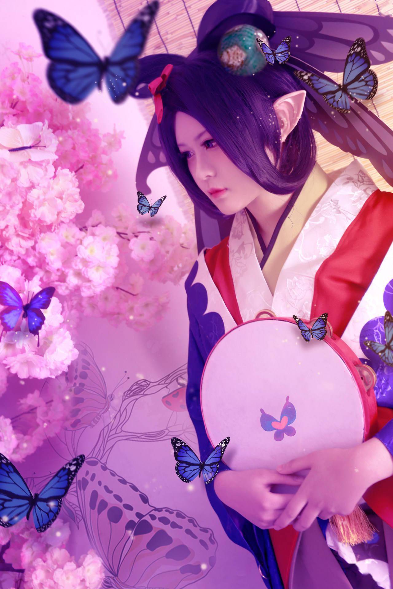 阴阳师蝴蝶精cosplay