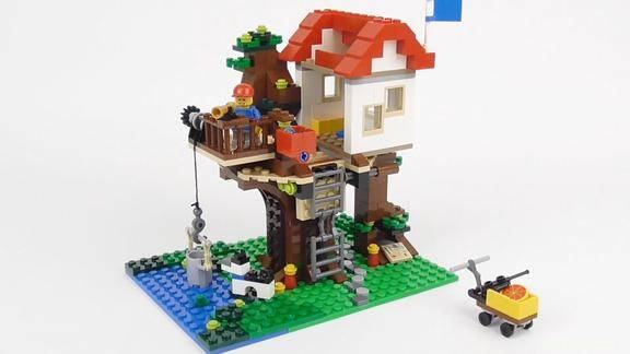拼装乐高创意百变31010树上小屋