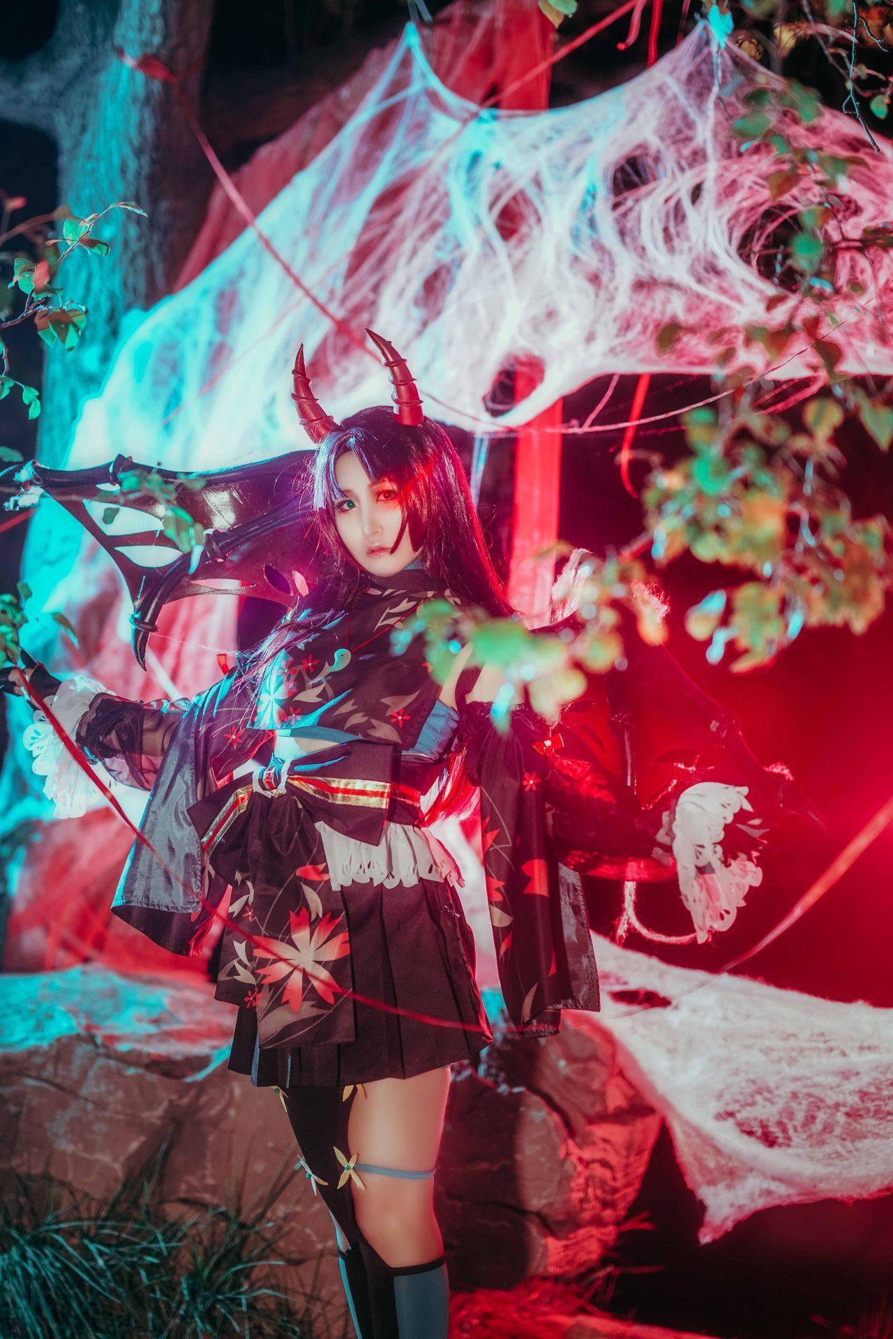 阴阳师吸血姬紫裘碧染cosplay_手机搜狐网