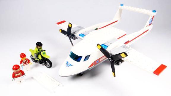 拼装乐高城市系列60116救援飞机