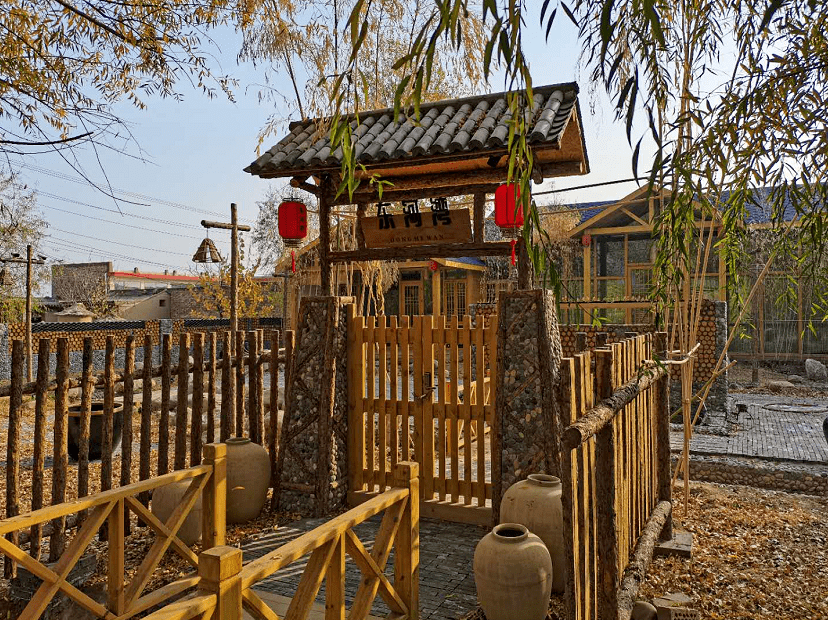 靖远瓜园村黄河岸边桃花源生态旅游产业兴