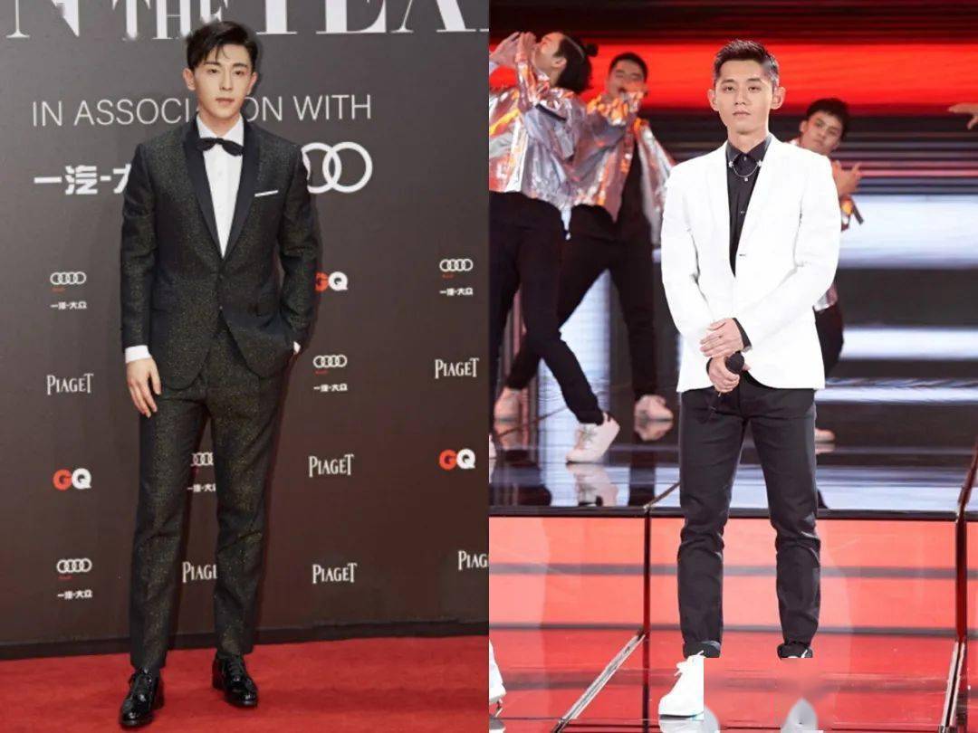 邓伦184cm,比张继科高3cm,身高略胜一筹.