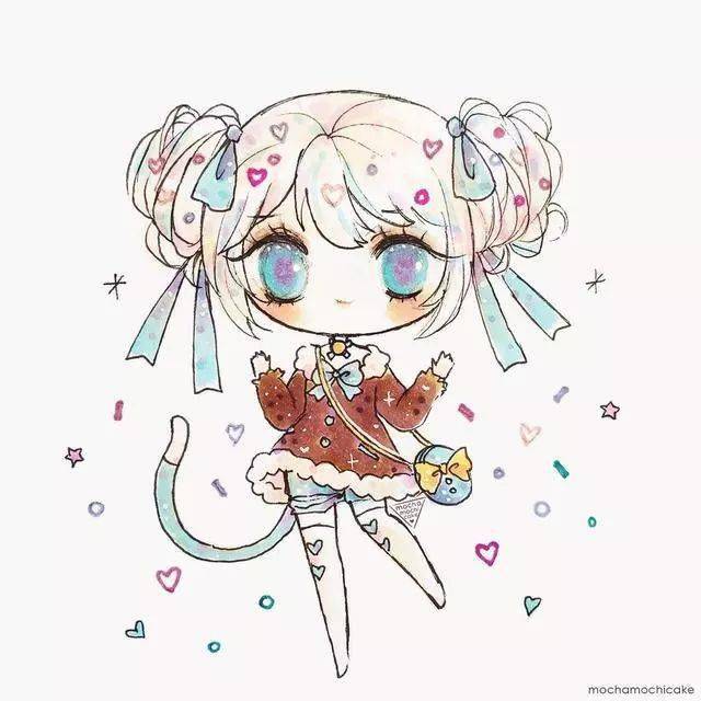 马克笔手绘可爱萌q版人物手绘