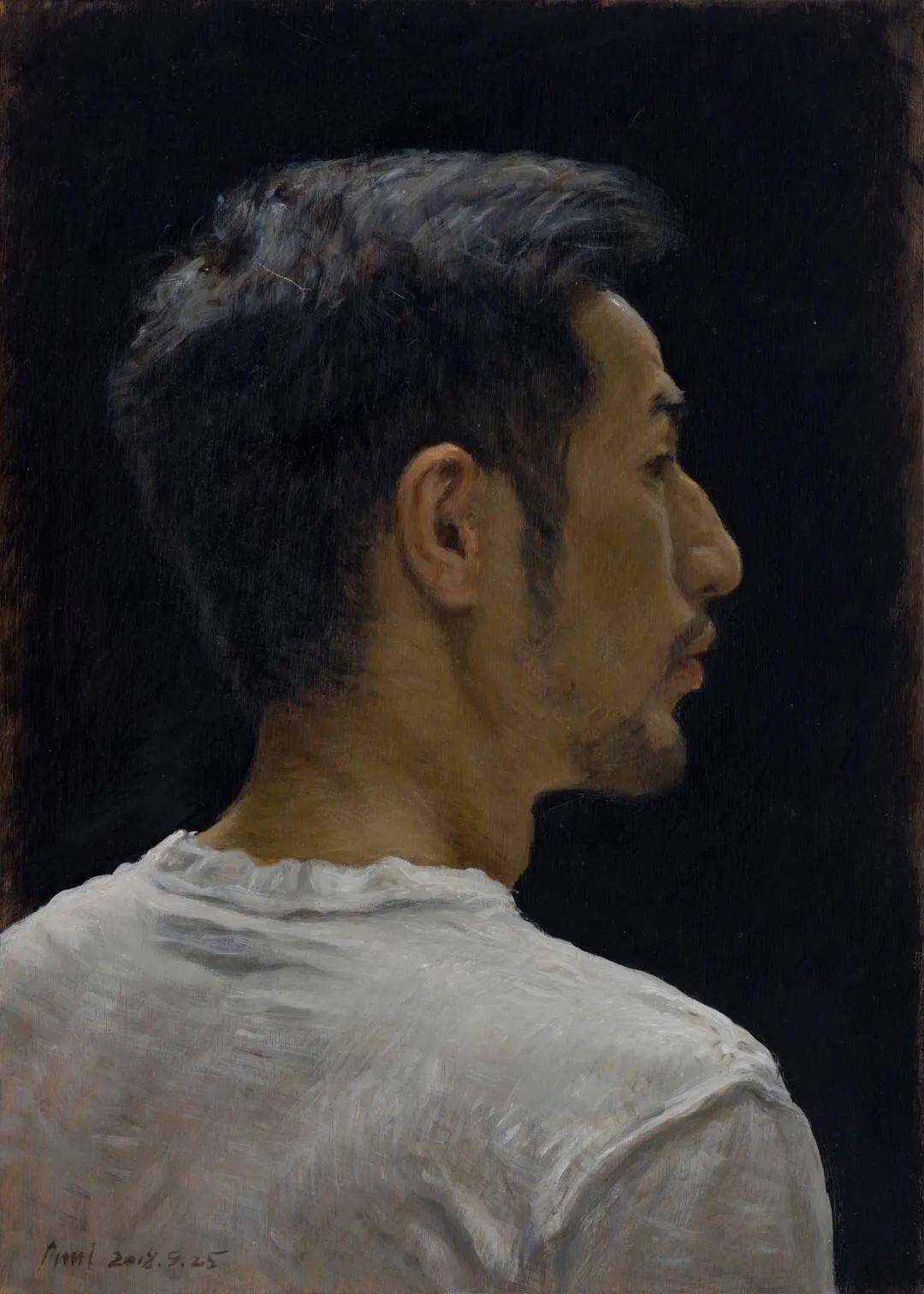 当时尤勇的导师杨飞云带着很多画家一起去俄罗斯考察,临摹,写生