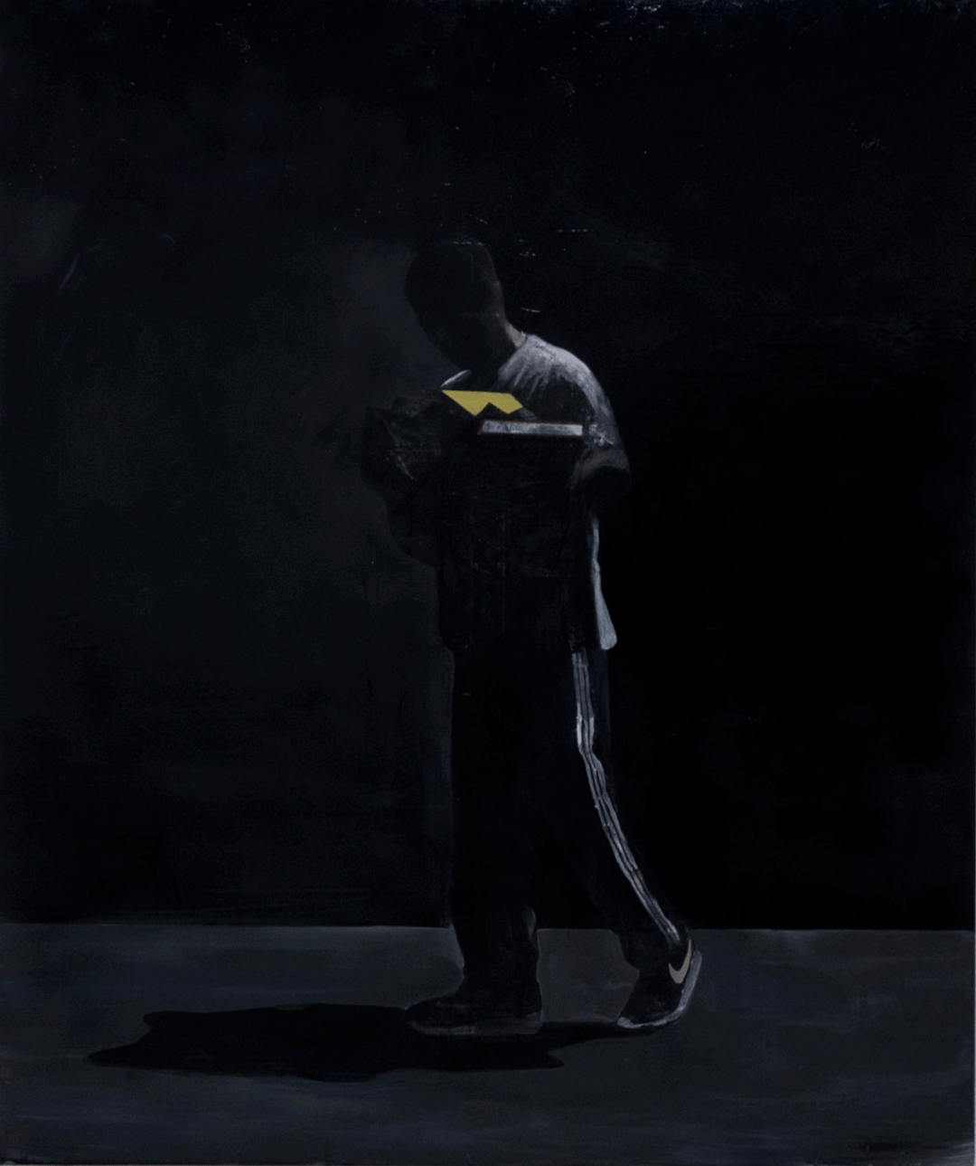 刘晓东《study for a self- portrait》250cm × 200 cm 布面油画