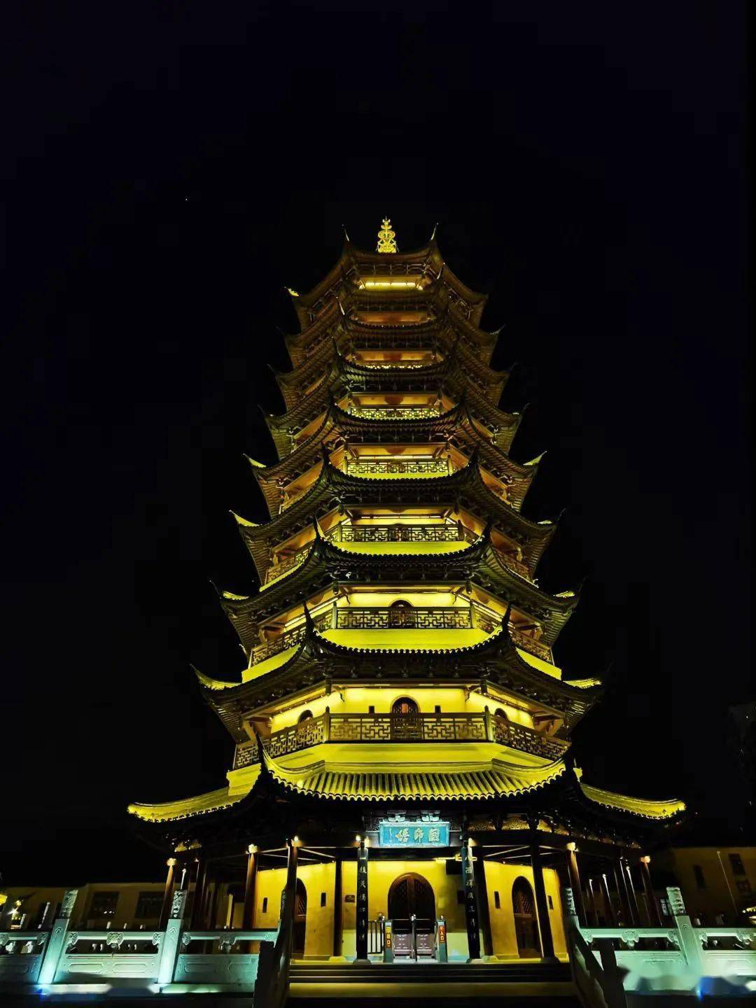 淮安璀璨夺目夜景