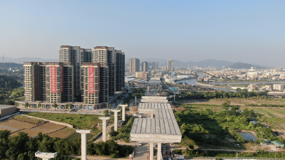 新进展坦洲快线三乡段主体工程建设完成75