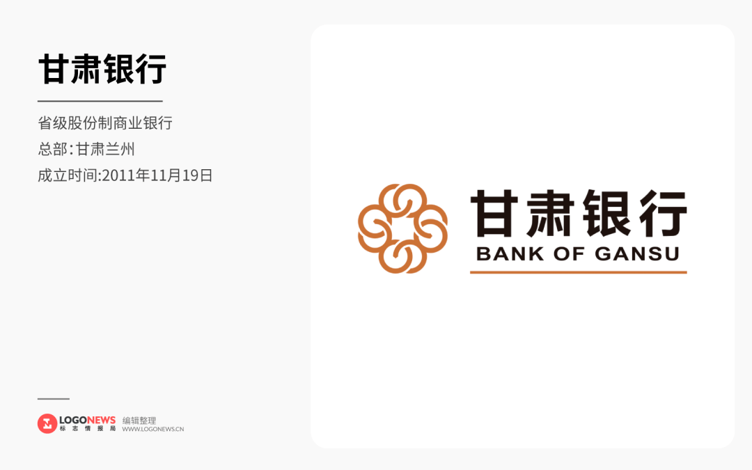 甘肅銀行龍江銀行logo以龍形和字母b組成,一鏤空的江字為輔型,突出