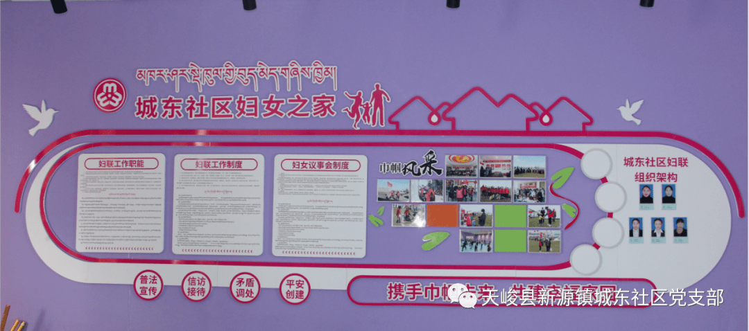 天峻县城东社区妇联全面完成基层亮牌服务工作