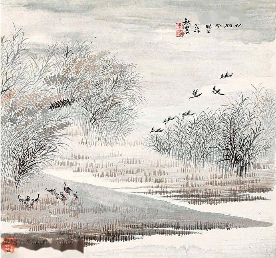 这小青绿山水册,真耐看!