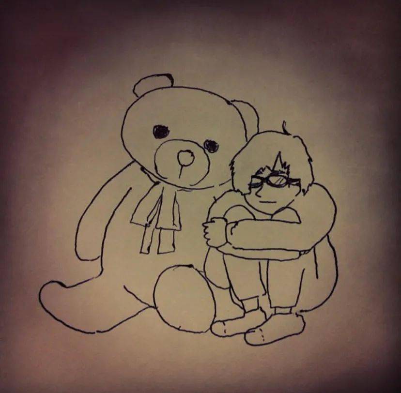 宇多田光手绘,粉丝把她喻做「熊光」一路走过了原生家庭的光环和动荡