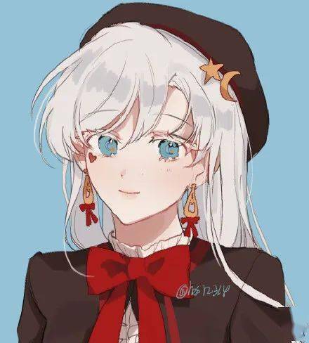 插画头像丨少女心爆棚的日韩系漫画少女小插画素材