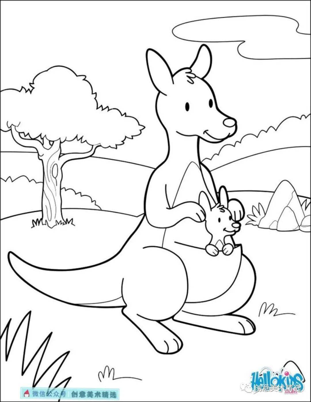 作品欣赏儿童画在创作之初,我们总是要绘制出线稿,其实线稿本身通过