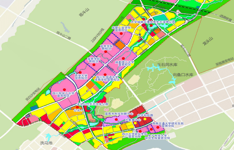 宜宾城市规划图2020图片